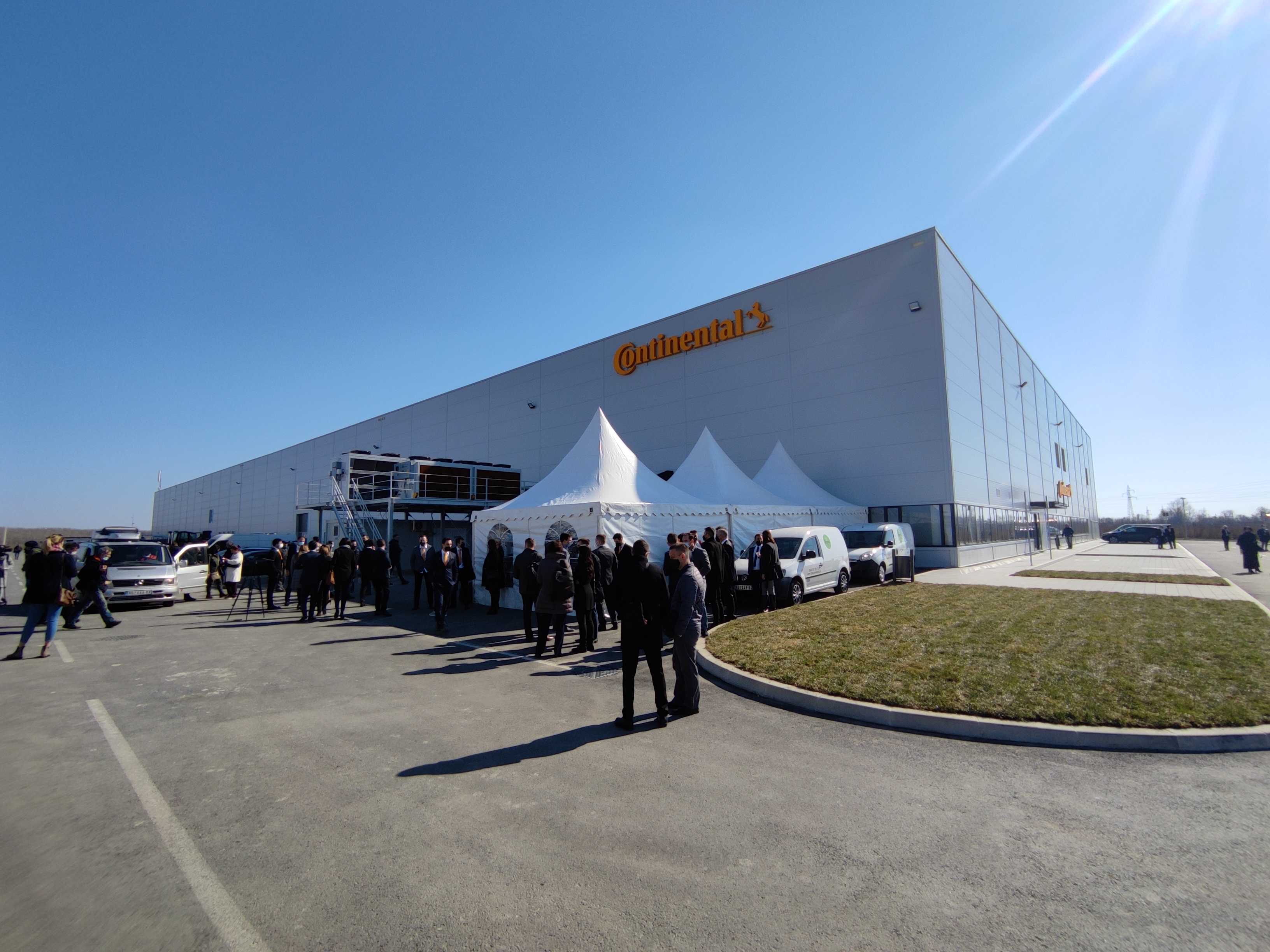 Grand opening of the "Continental Automotive Serbia" factory in Kać, for the production of electronic devices in the automotive industry